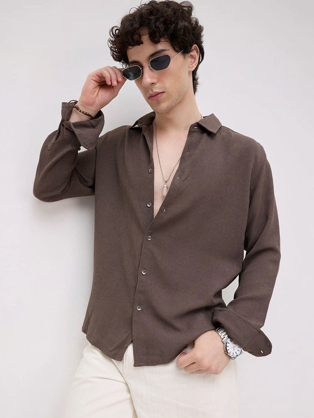 VASTRADO Men Classic Slim Fit Casual Shirt - view 1