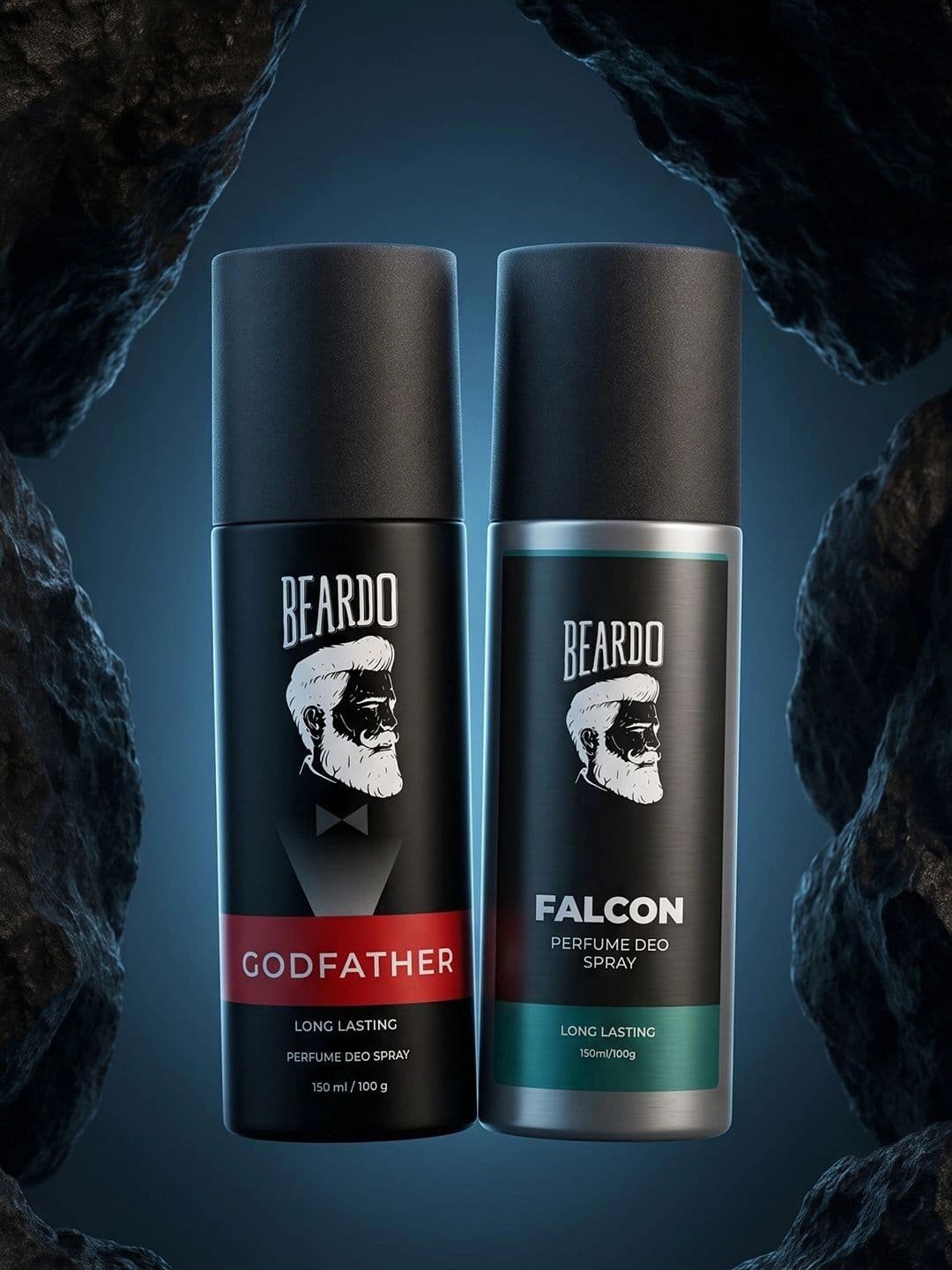BEARDO Set of Godfather & Falcon Long Lasting Deodorant - 150 ml each - view 1