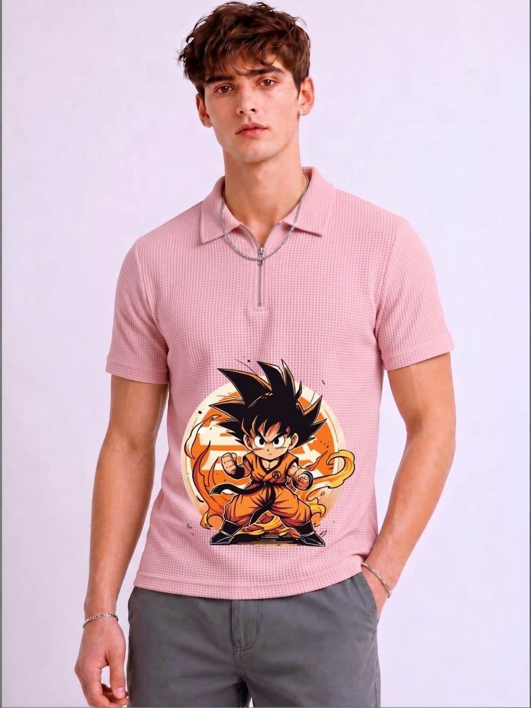 Mobox Men Printed Polo Collar T-shirt - view 1