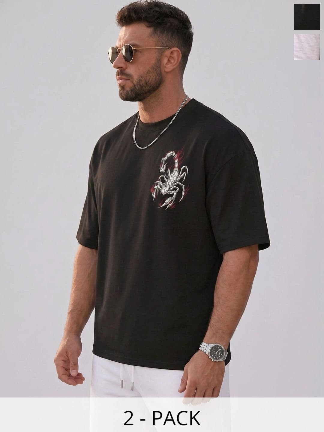 Kasendra Men Graphic Printed Relaxed Fit T-shirt - view 1