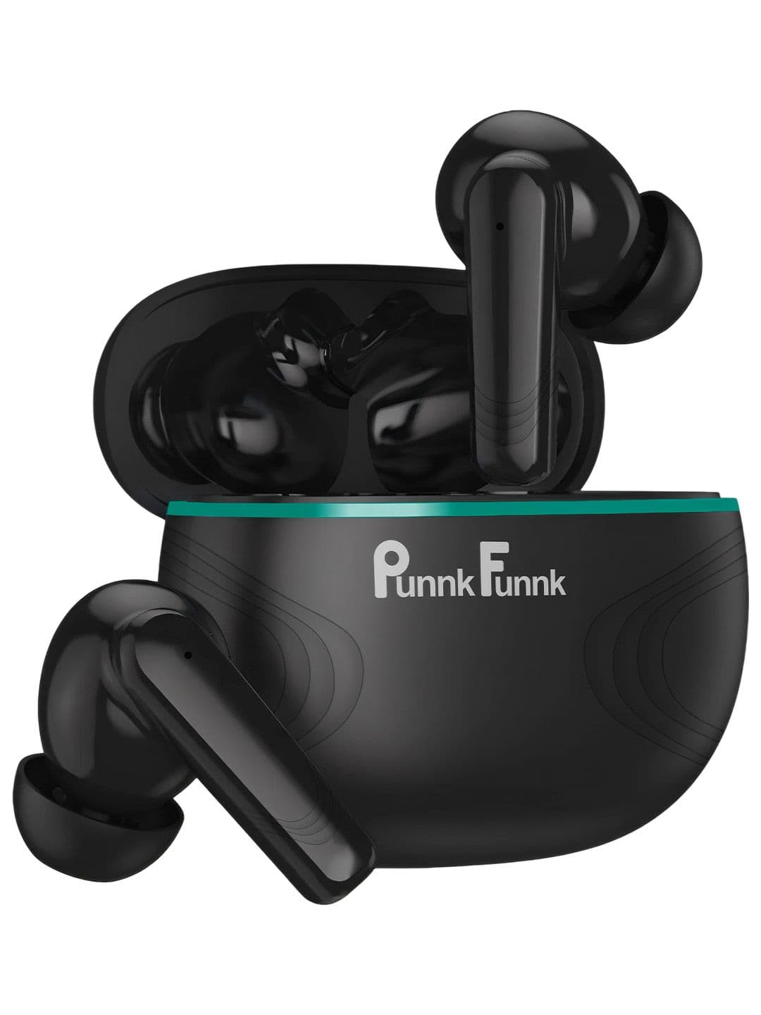 PunnkFunnk Black Fast charging Earbuds - view 1