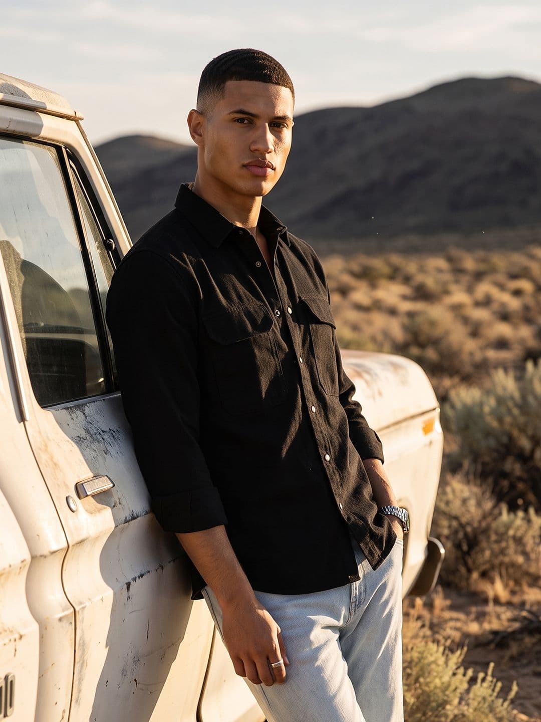 The Roadster Life Co. Spread Collar Pure Cotton Casual Shirt - view 1