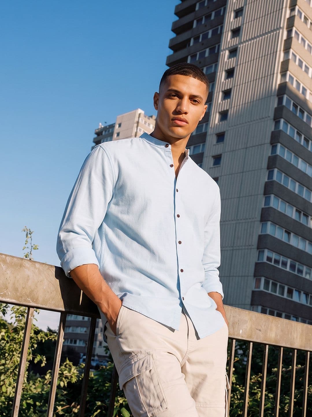 The Roadster Life Co. Textured Pure Cotton Casual Shirt - view 1