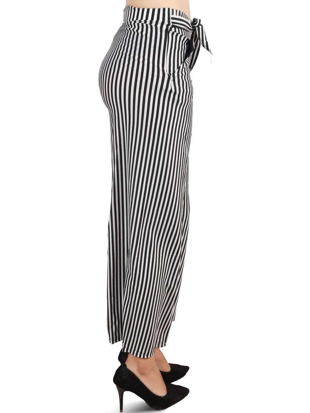 RAYIE COLLECTION Women Striped Knitted Palazzos - view 1