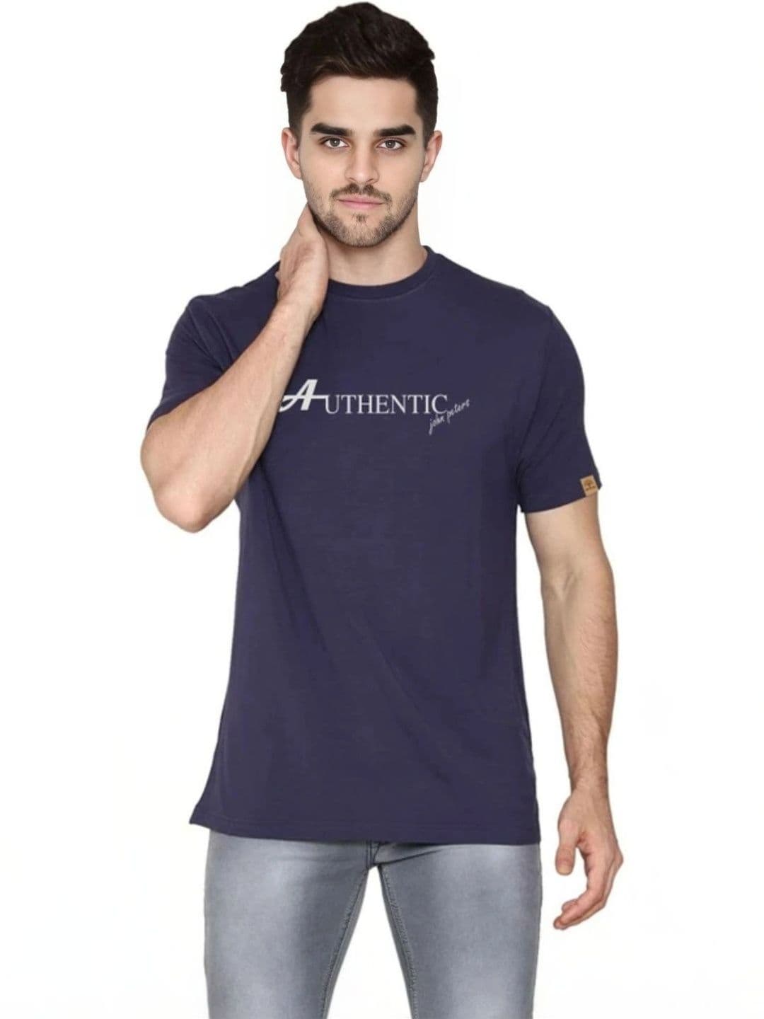 FLORA SHINE Men Typography Printed Bio Finish T-shirt - view 1