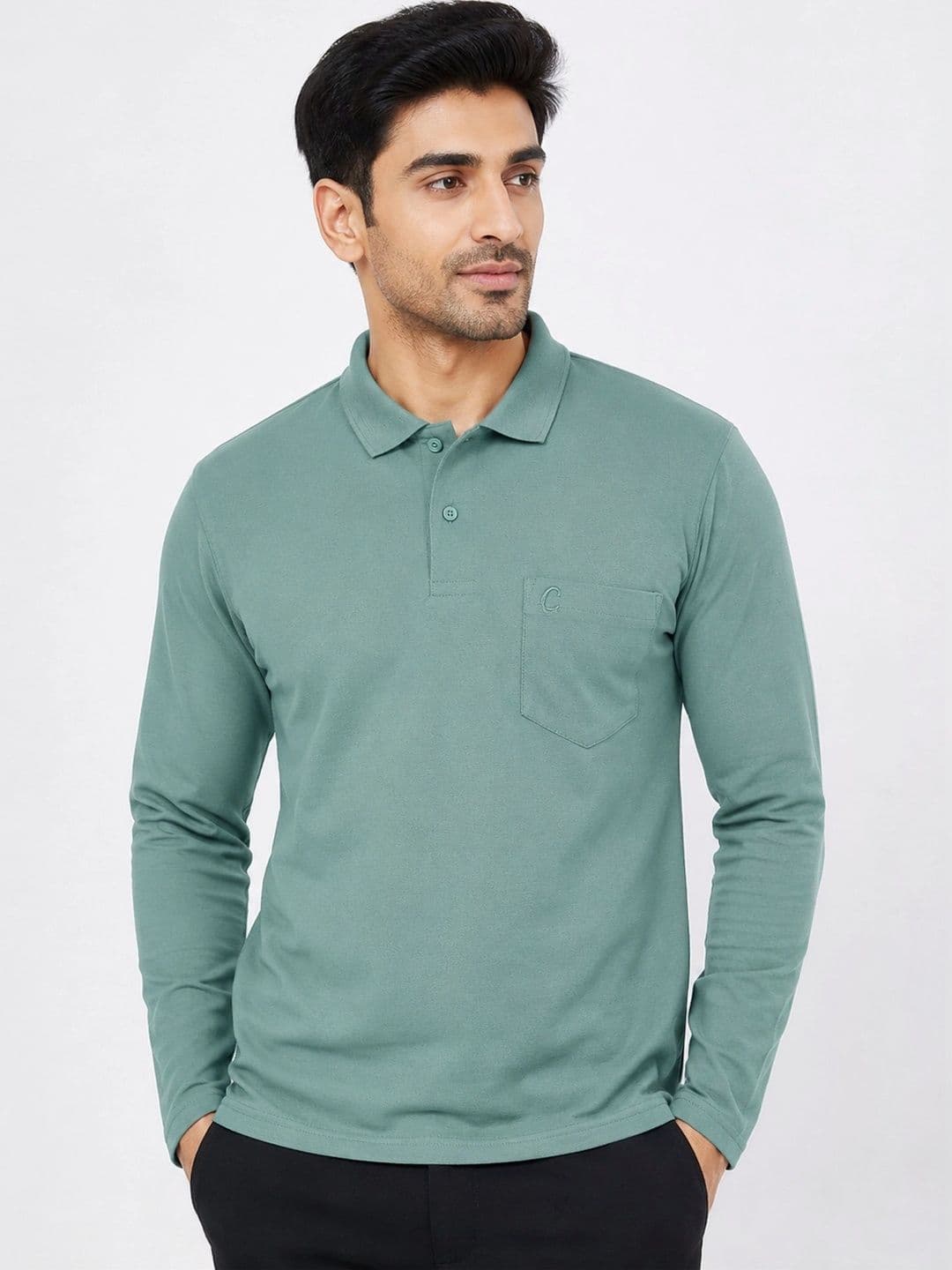 Camey Men Polo Collar Pockets T-shirt - view 1