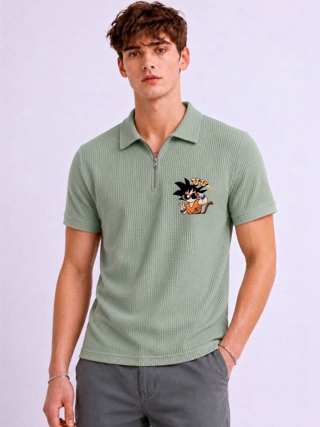 Mobox Men Polo Collar T-shirt - view 1