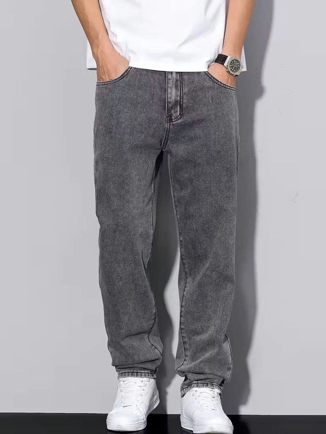 stylefabs Men Jean Regular Fit Mid-Rise Stretchable Jeans - view 1