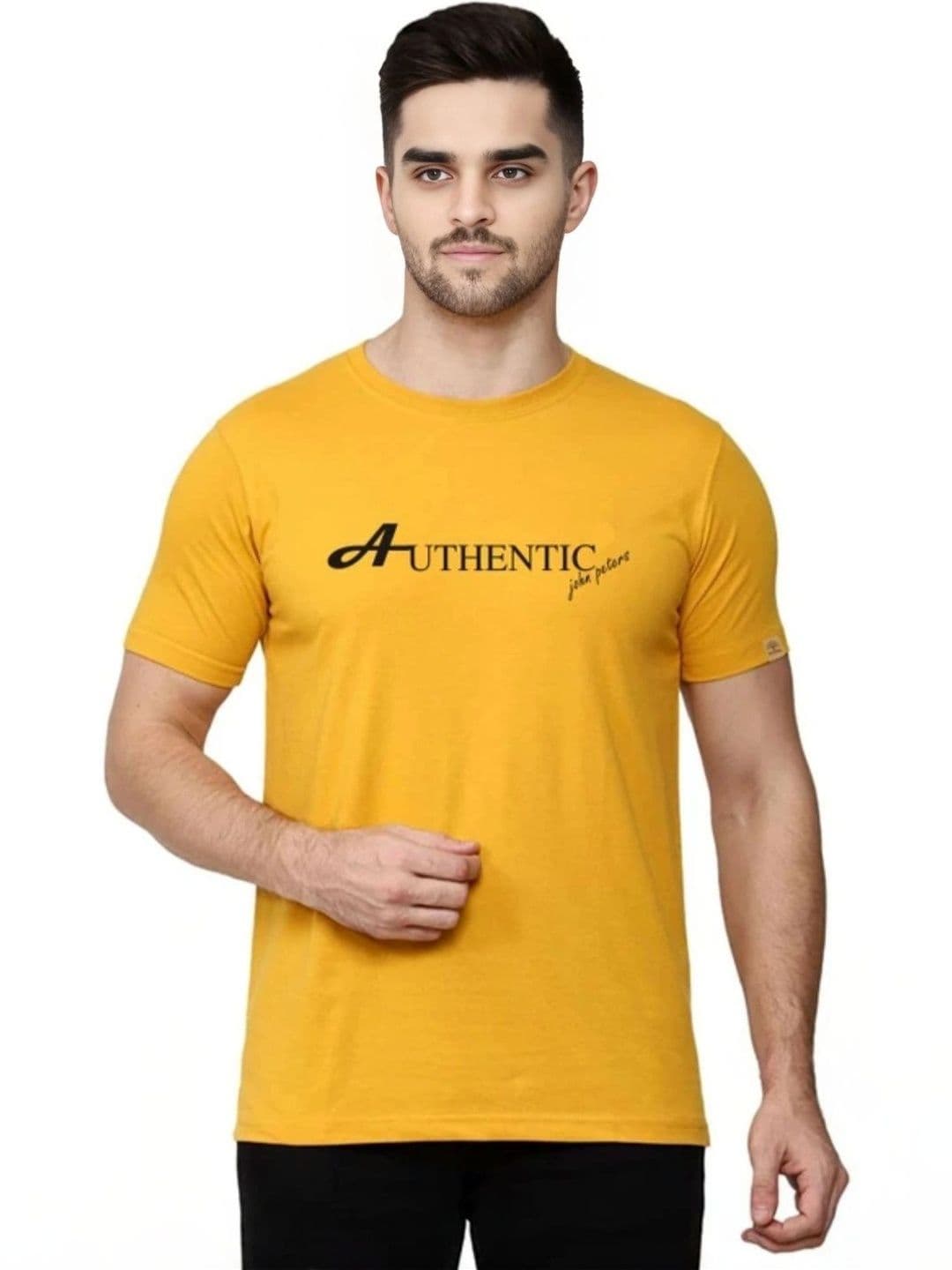 FLORA SHINE Men Typography Printed Bio Finish T-shirt - view 1