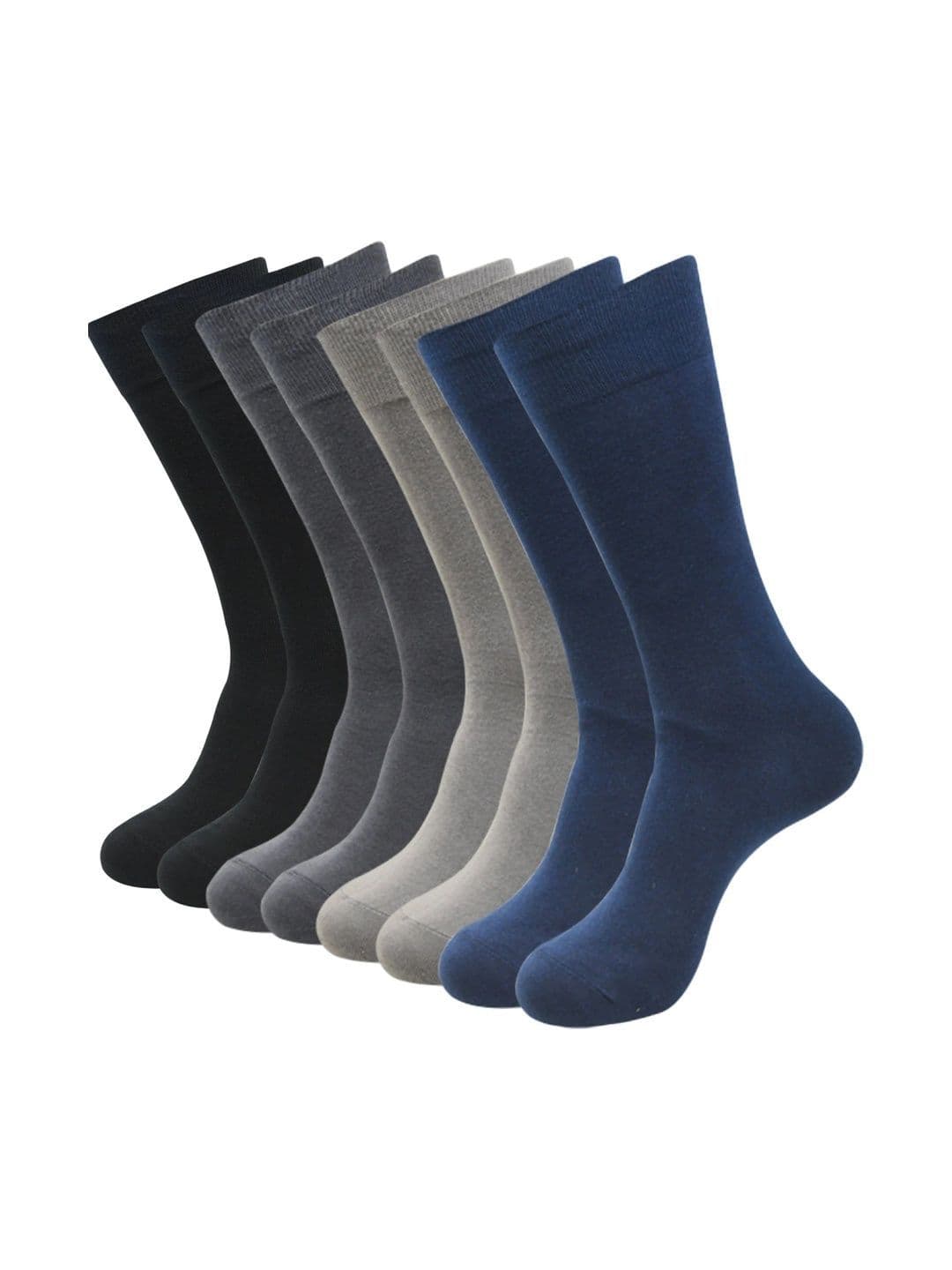 VAPINDIA Men Pack Of 4 Cotton Calf Length Socks - view 1