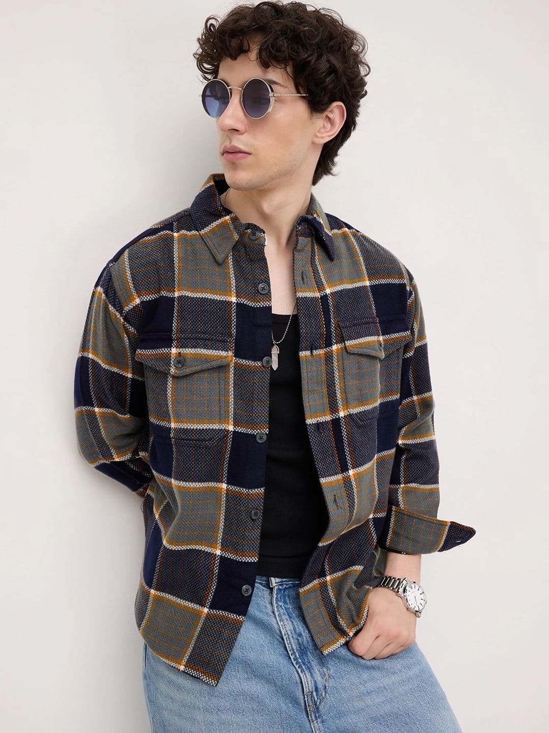 VASTRADO Men Classic Tartan Checks Checked Casual Shirt - view 1