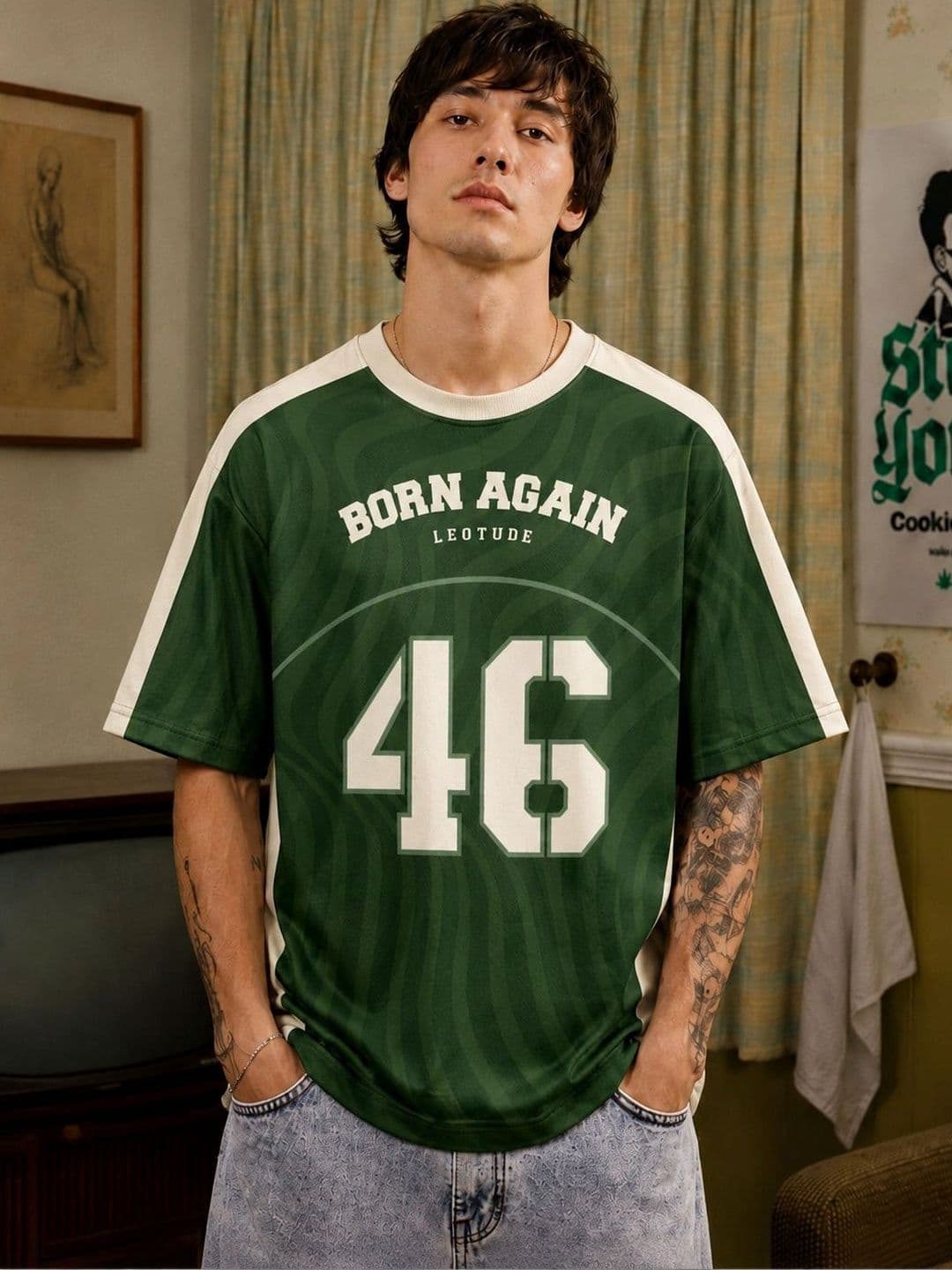 JUST ROAR Men Typography Printed T-shirt - view 1
