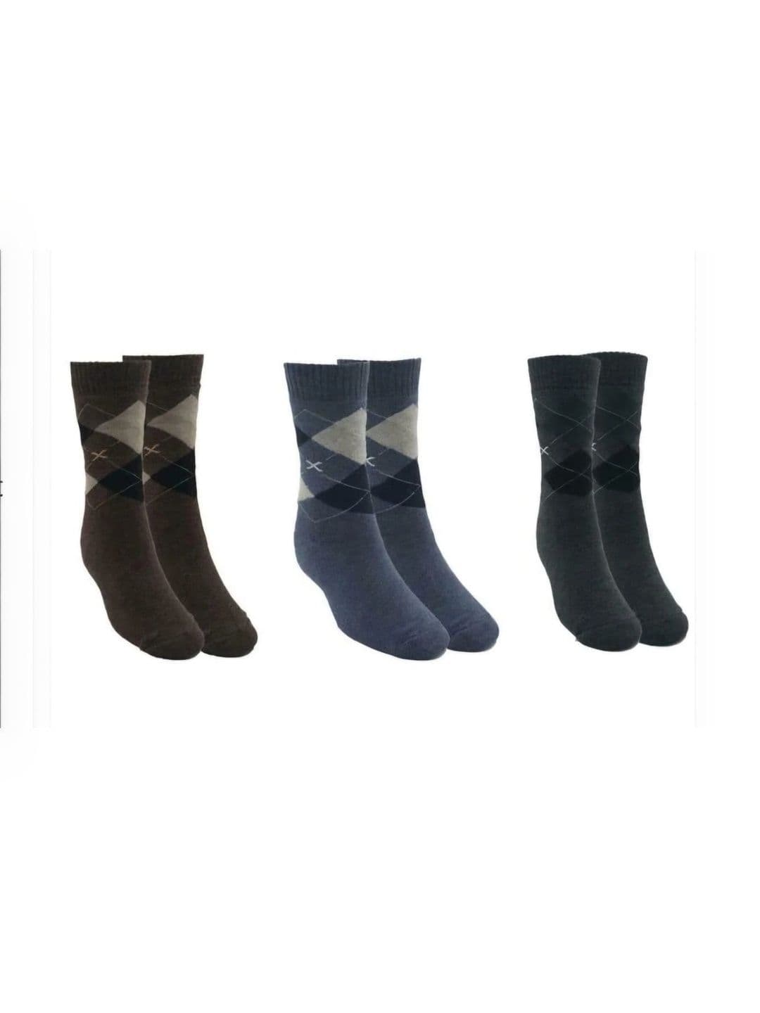 SOKSI Unisex Cotton Patterned Calf Length Socks - view 1