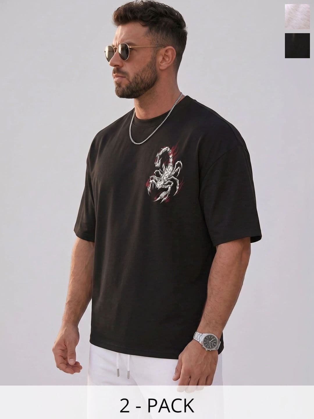 Kasendra Men Graphic Printed Relaxed Fit T-shirt - view 1