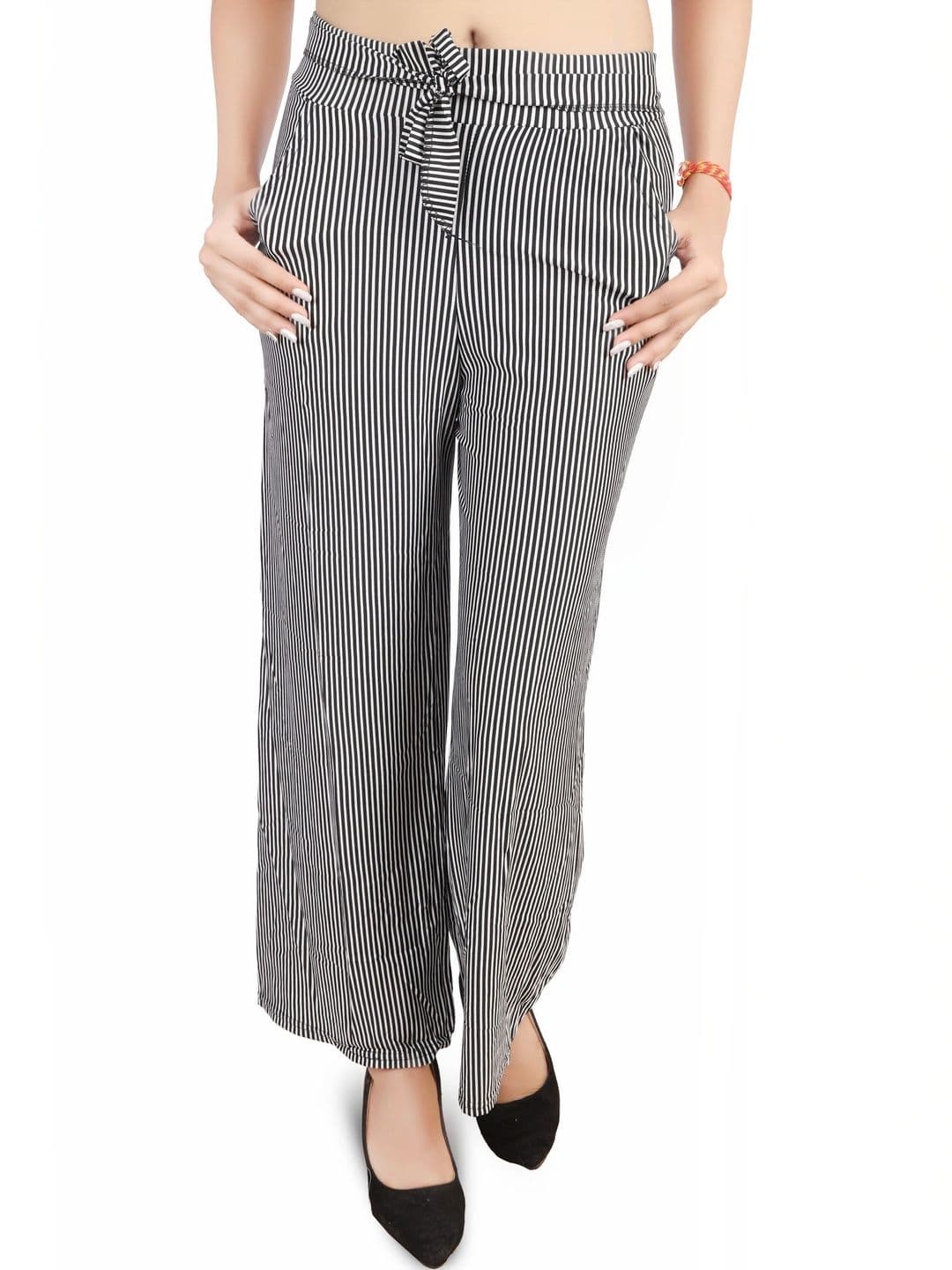 RAYIE COLLECTION Women Striped Knitted Palazzos - view 1