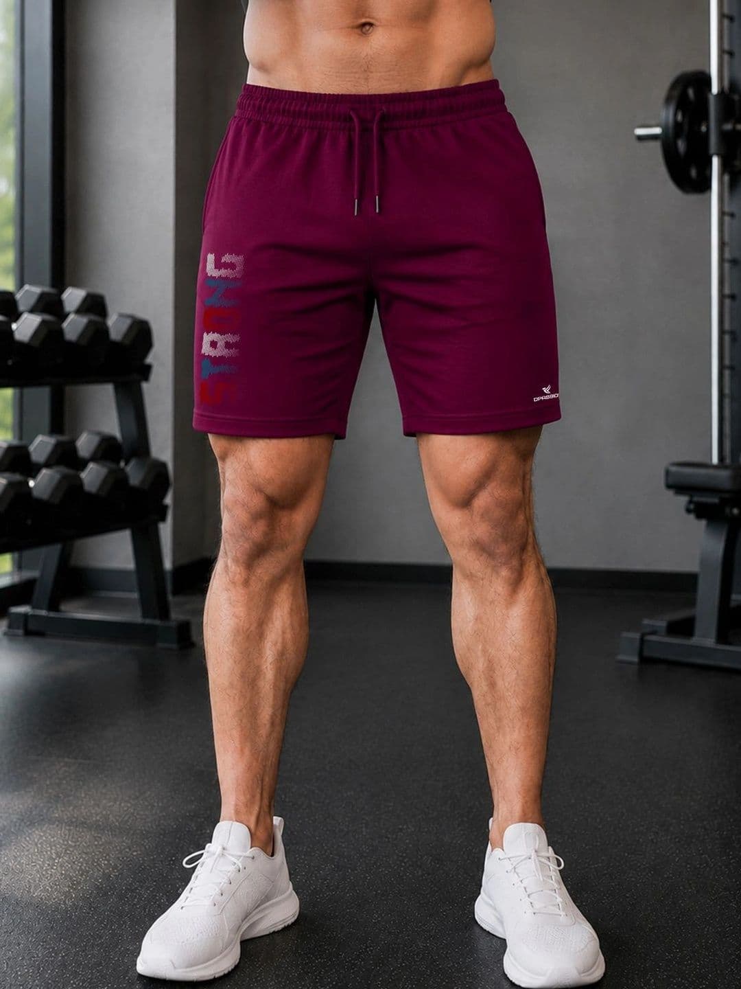 Dpassion Men Typography Training or Gym Sports Shorts - view 1