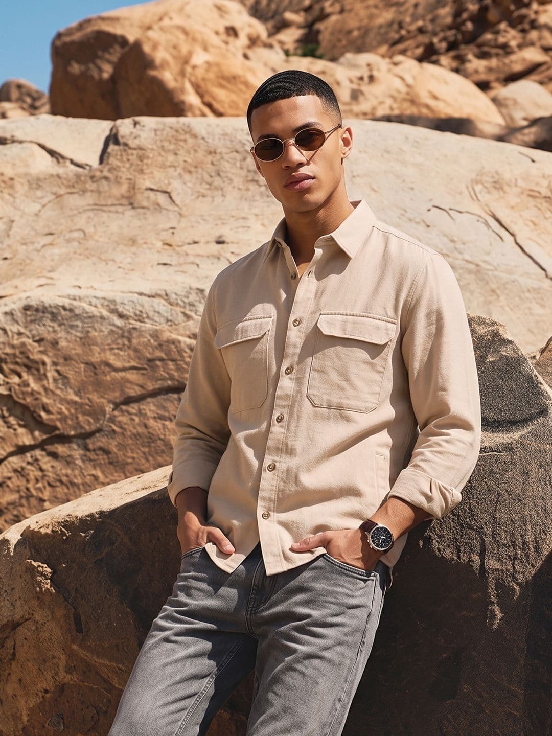 The Roadster Life Co. Spread Collar Casual Shirt - view 1