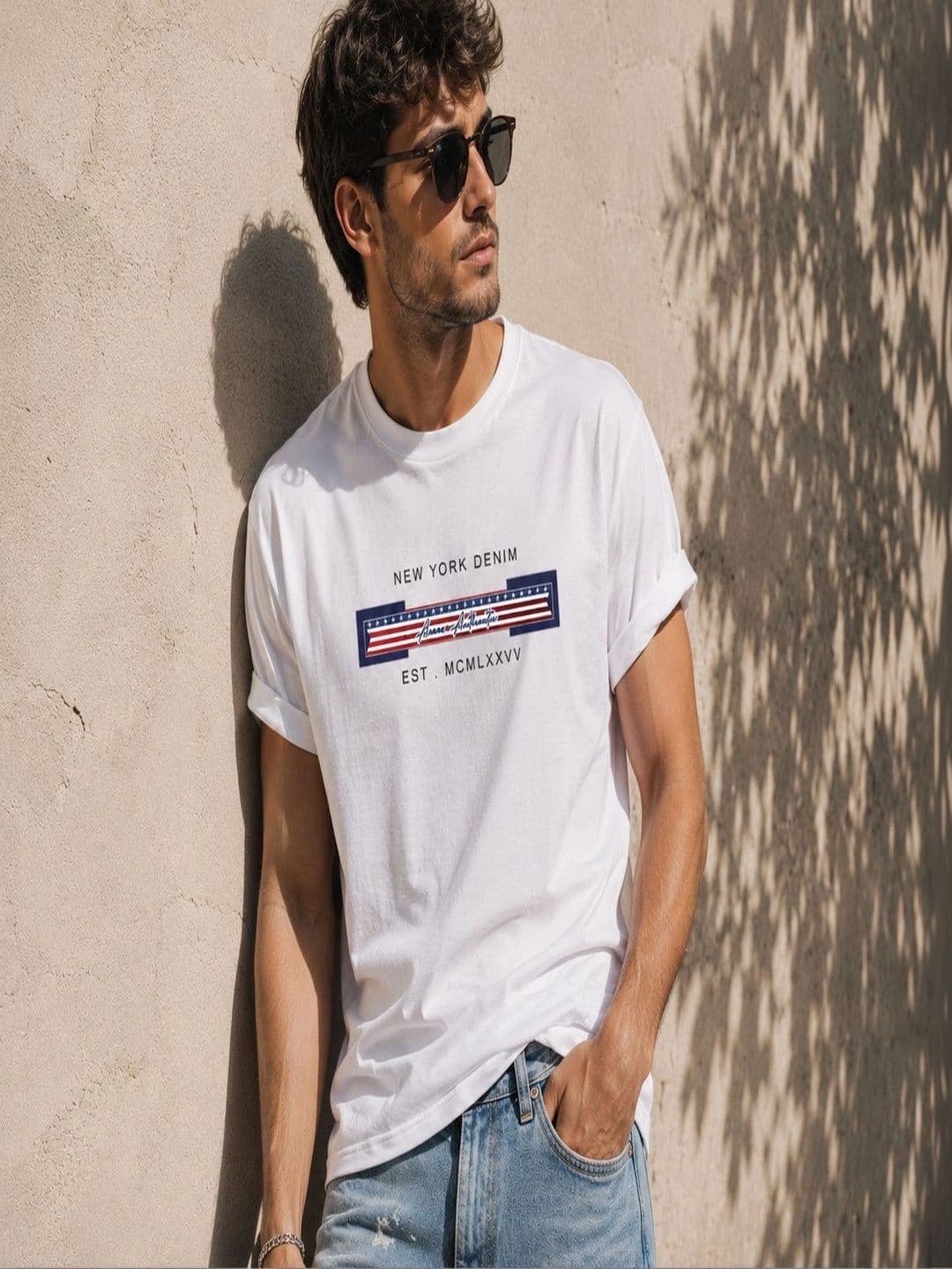 MOSSMOOR Men Typography Printed T-shirt - view 1