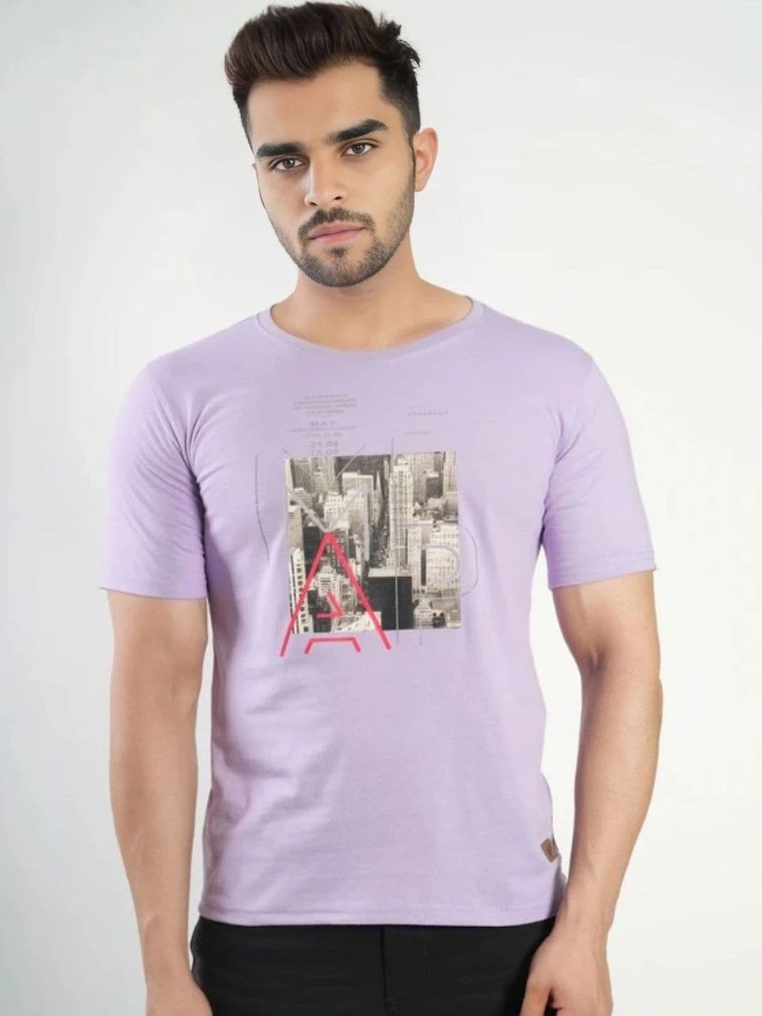 FLORA SHINE Men Printed Bio Finish T-shirt - view 1