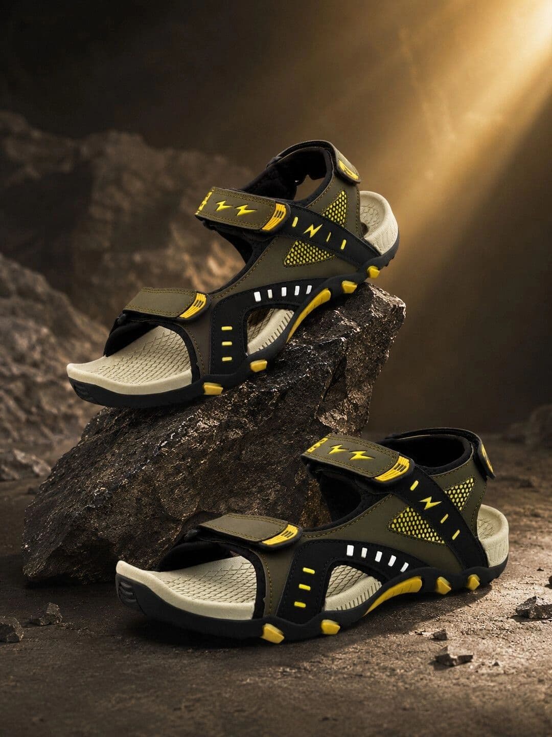 The Roadster Lifestyle Co Men Velcro Sports Sandals - view 1