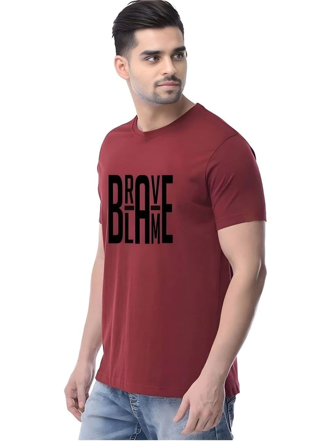 FLORA SHINE Men Typography Printed Bio Finish T-shirt - view 1
