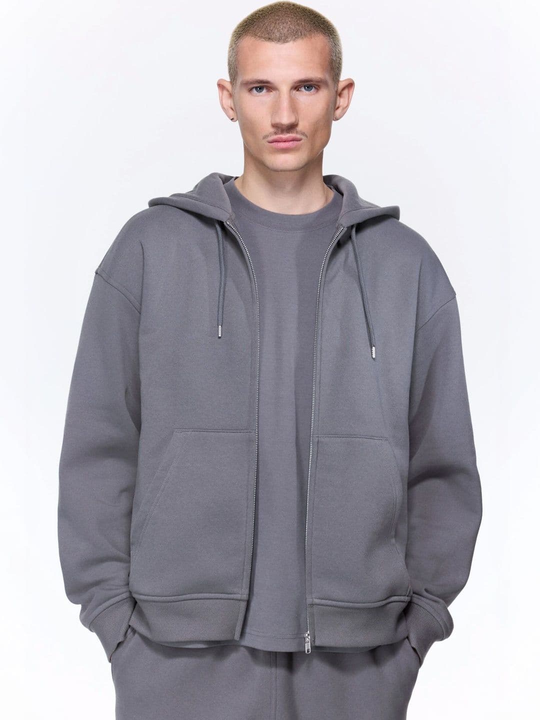 H&M Loose Fit Zip-Through Hoodie - view 1