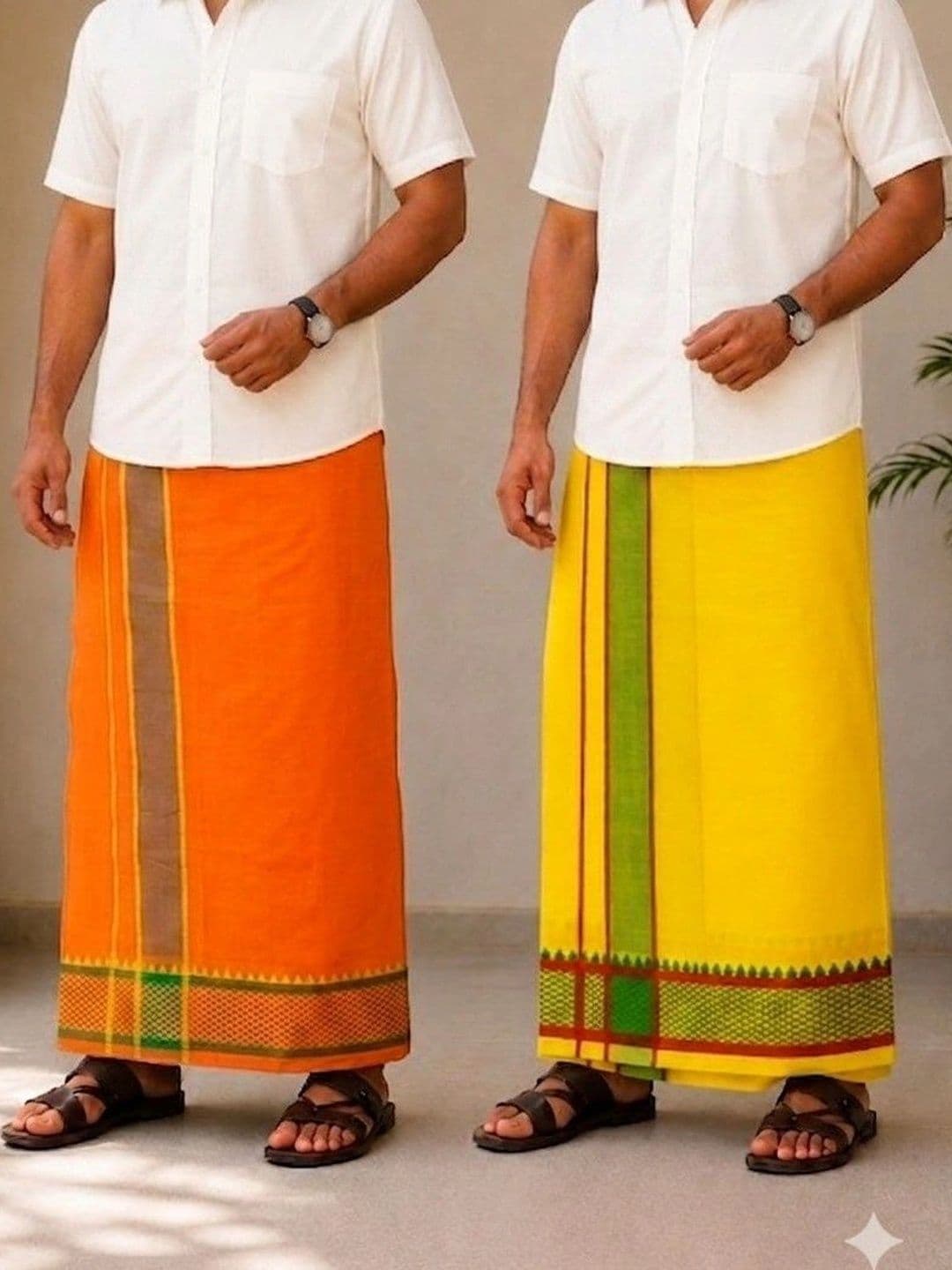 Sharan Elegance Men Cotton Dhoti Dhotis - view 1