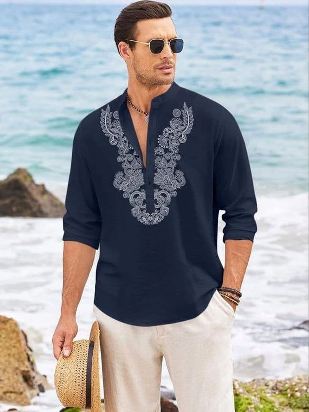 FINIVO FASHION Men Comfort Printed Casual Shirt - view 1