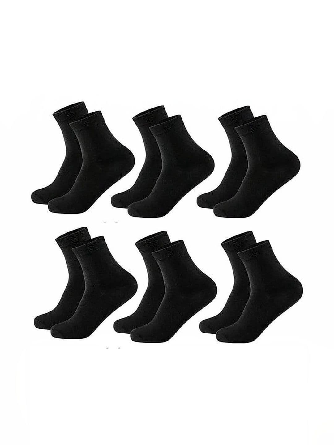 SOKSI Men Pack of 6 Cotton Assorted Ankle Length Socks - view 1