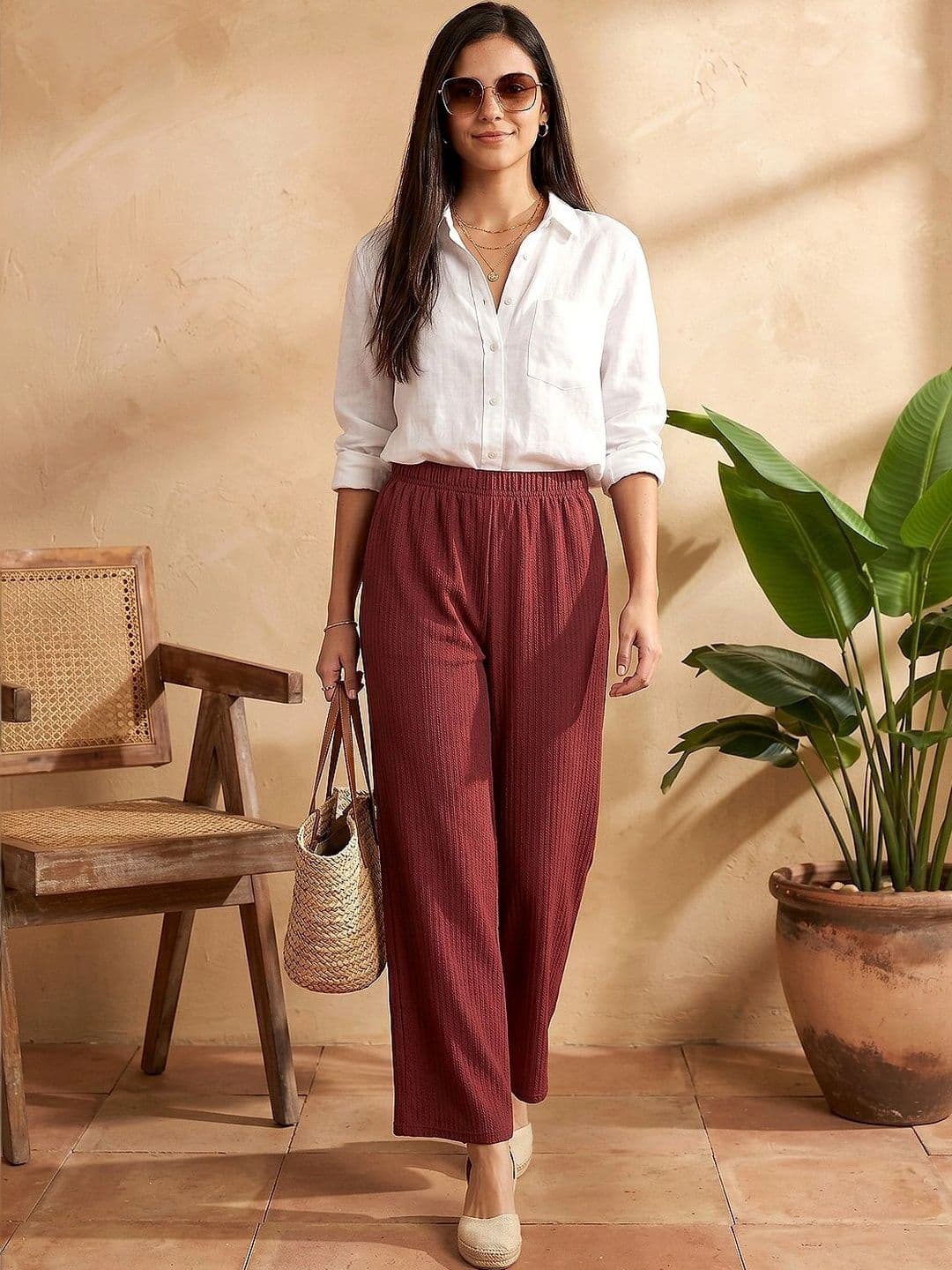 UDANI ENTERPRISE Women Knitted Palazzos - view 1