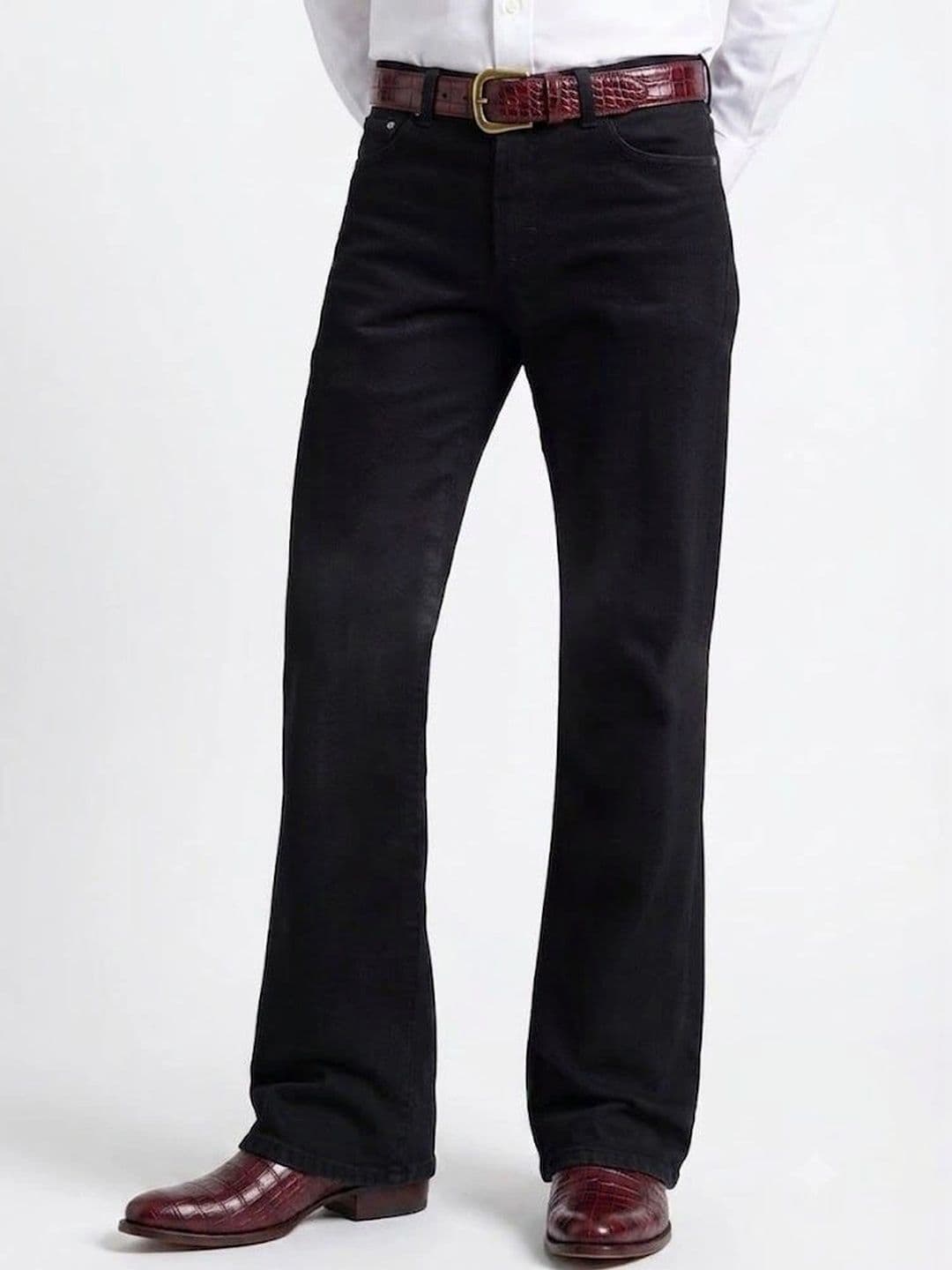 NIFFER FASHION Men Bootcut Mid-Rise Jeans - view 1