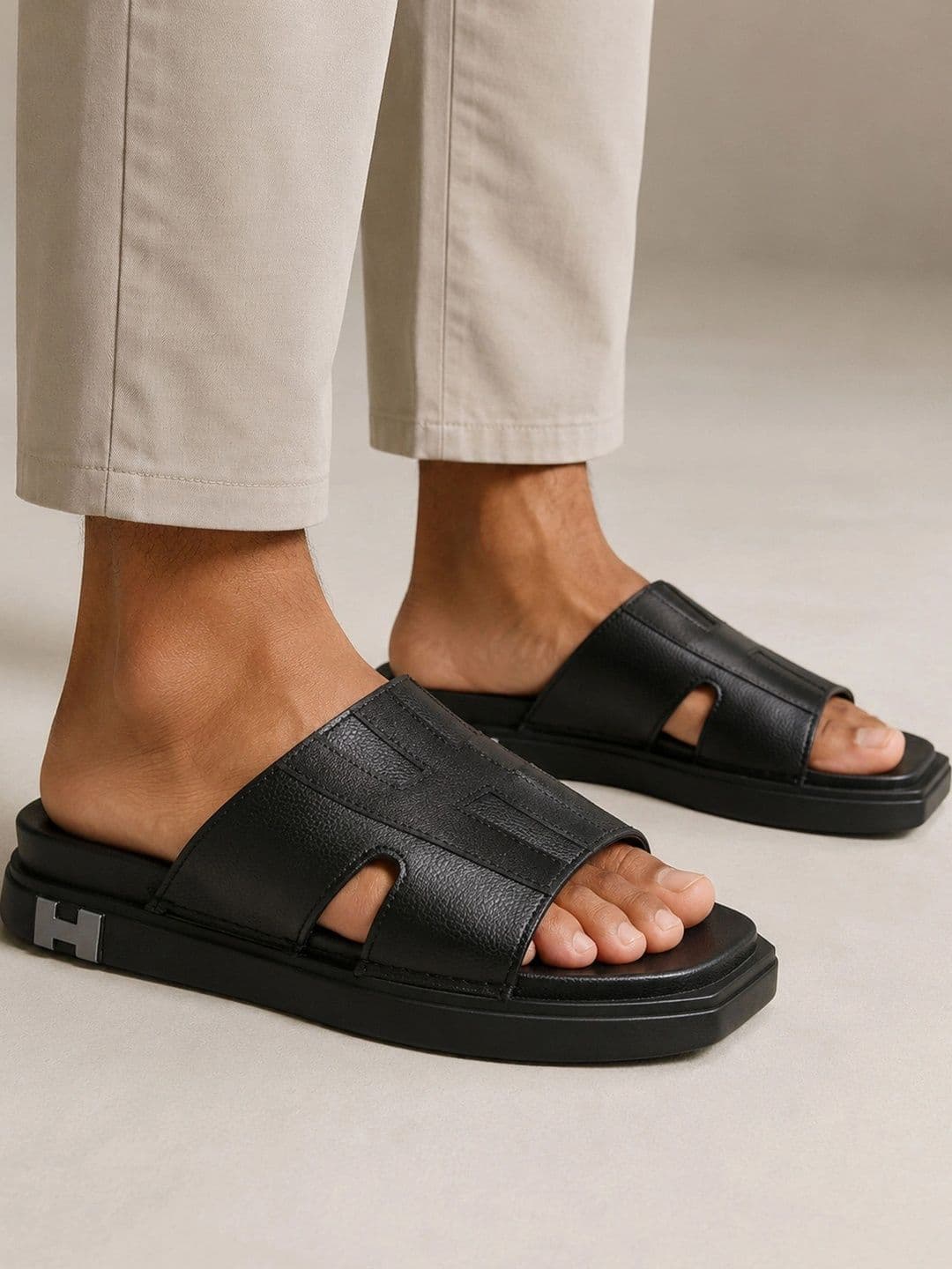 Layasa Men Rubber Sliders - view 1