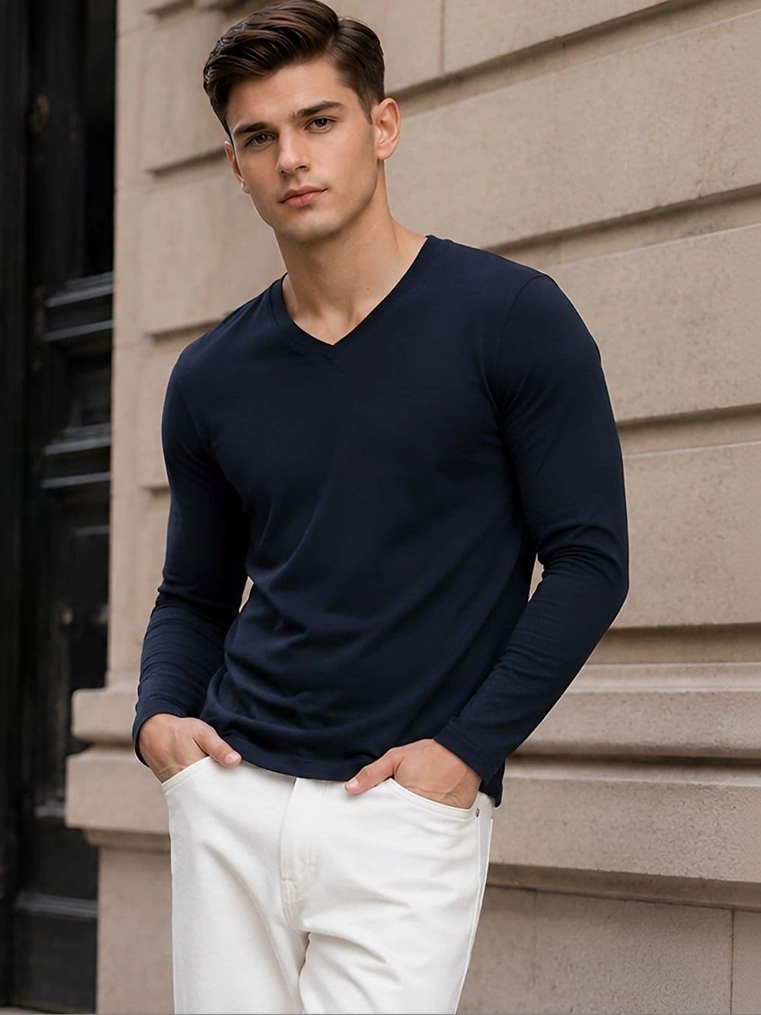 FBAR Men V-Neck T-shirt - view 1