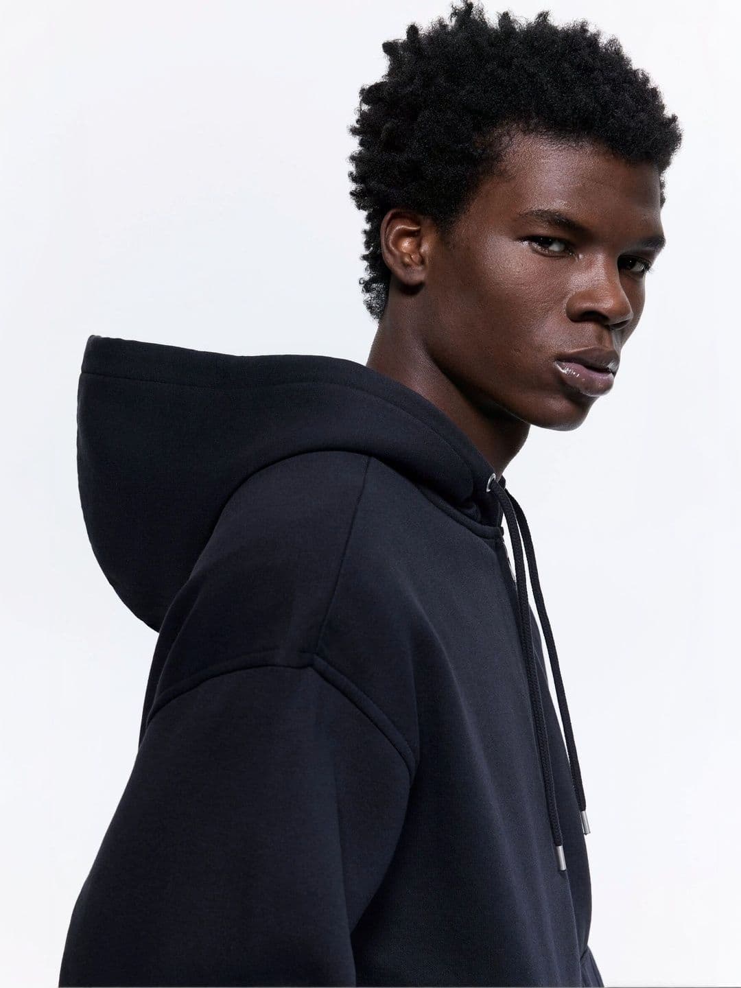 H&M Men Loose Fit Zip-Through Hooded sweatshirt - view 1
