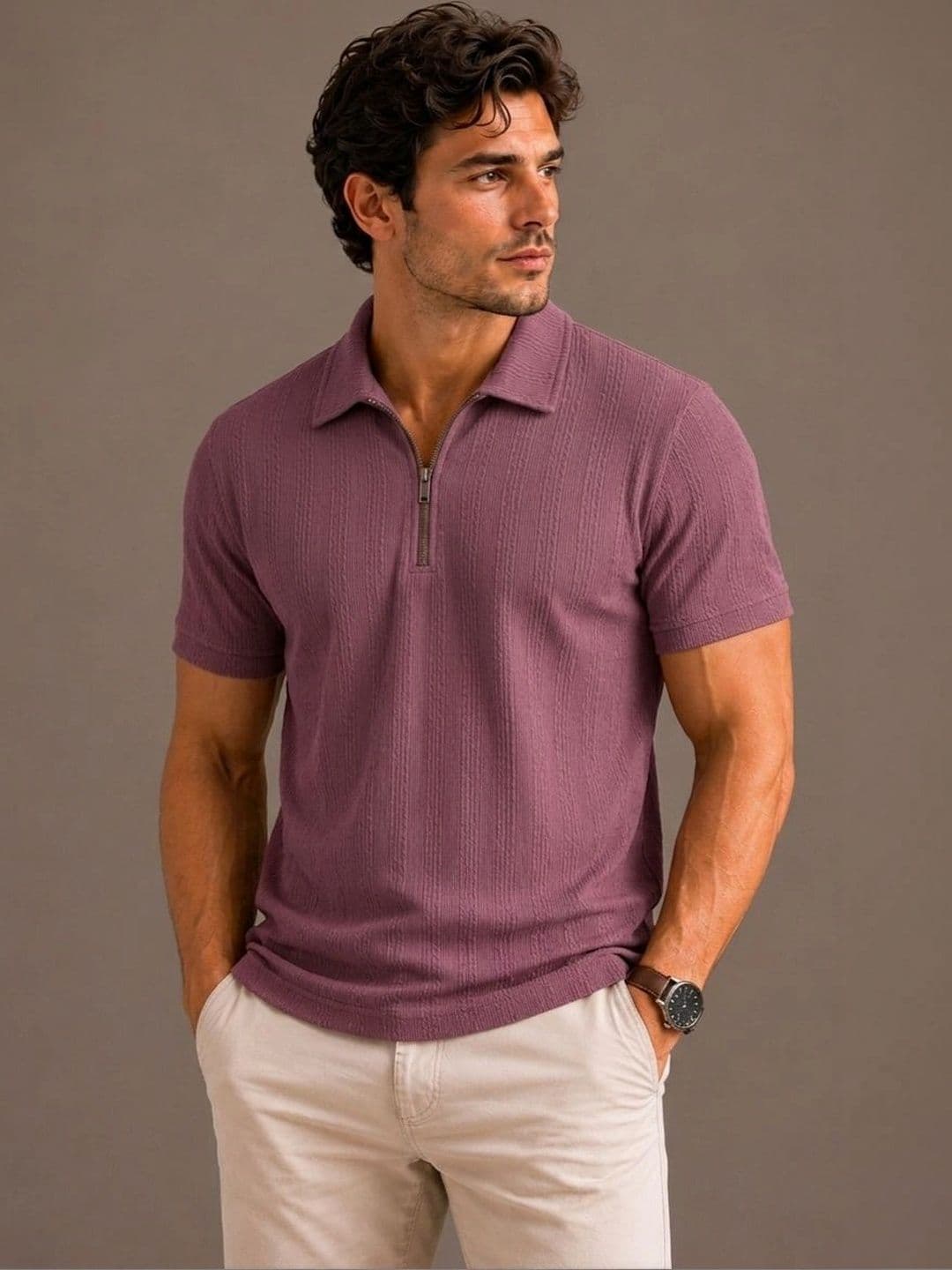 SZN Men Polo Collar T-shirt - view 1