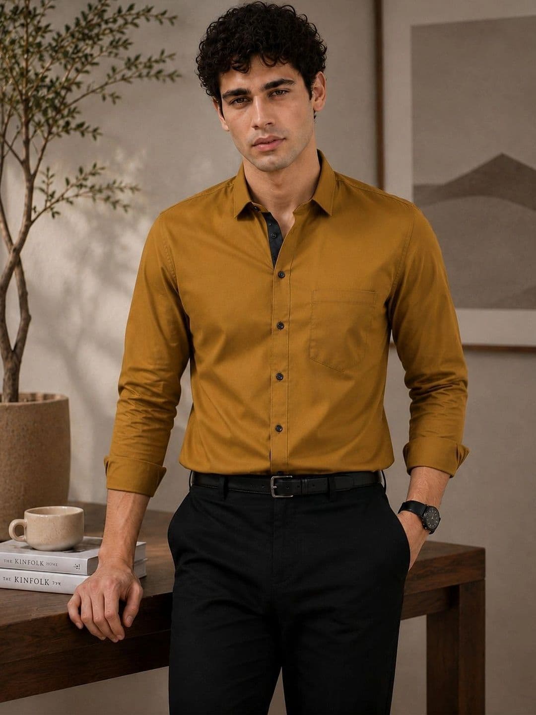 AGNIVAR COLLECTION Men Cotton Comfort Casual Shirt - view 1