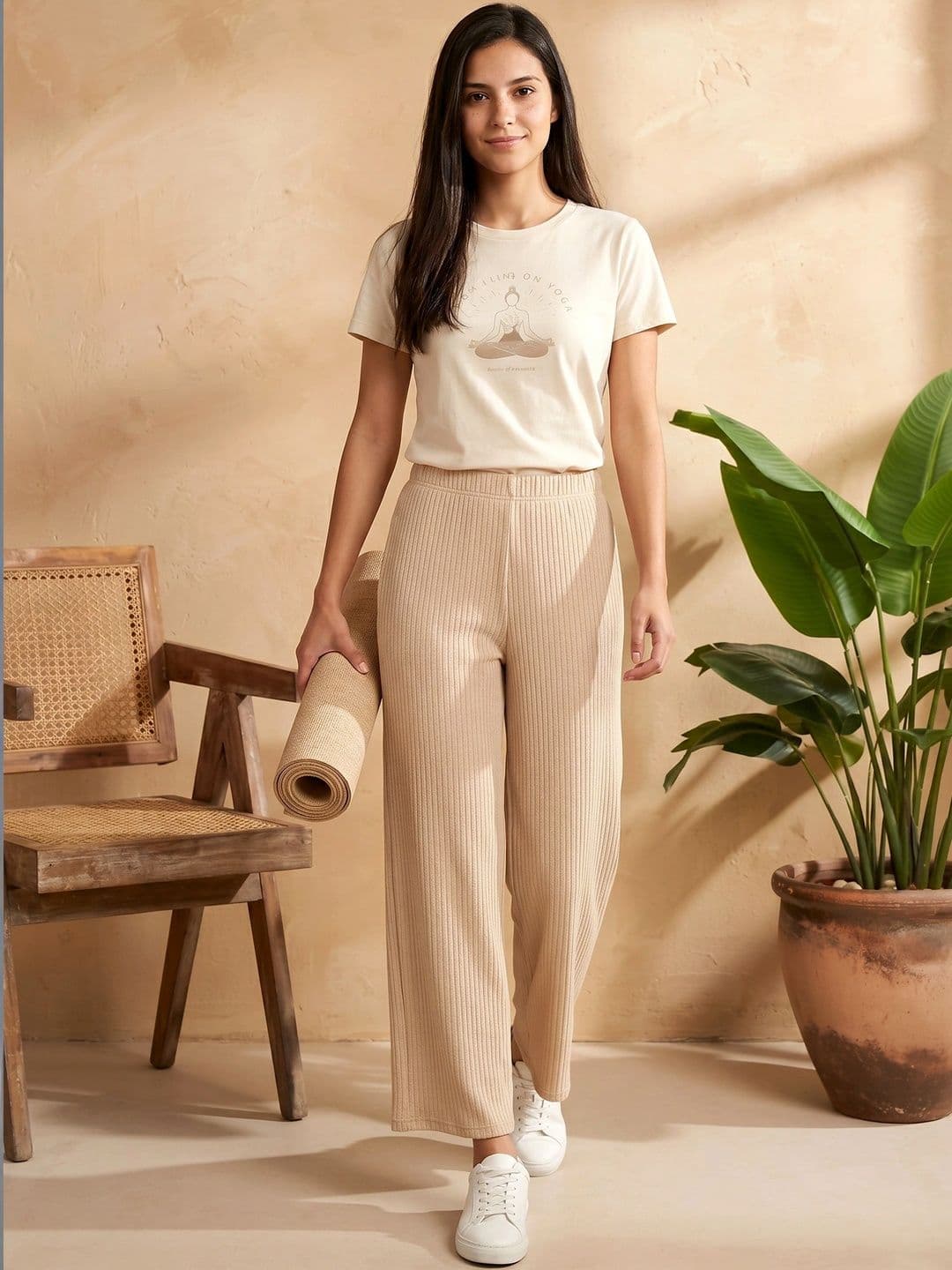 UDANI ENTERPRISE Women Knitted Palazzos - view 1