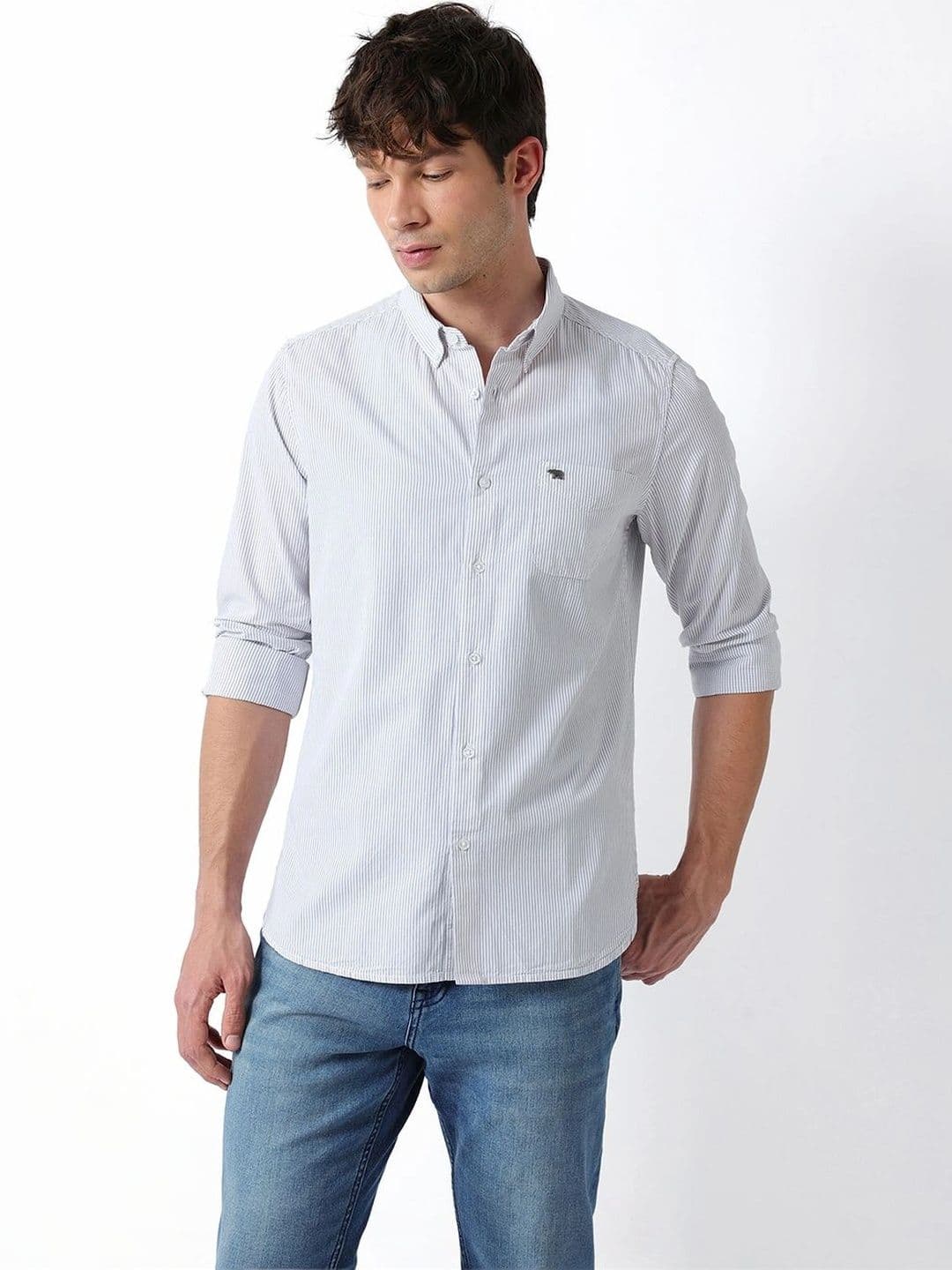 THE BEAR HOUSE Men Slim Fit Striped Casual Shirt - view 1