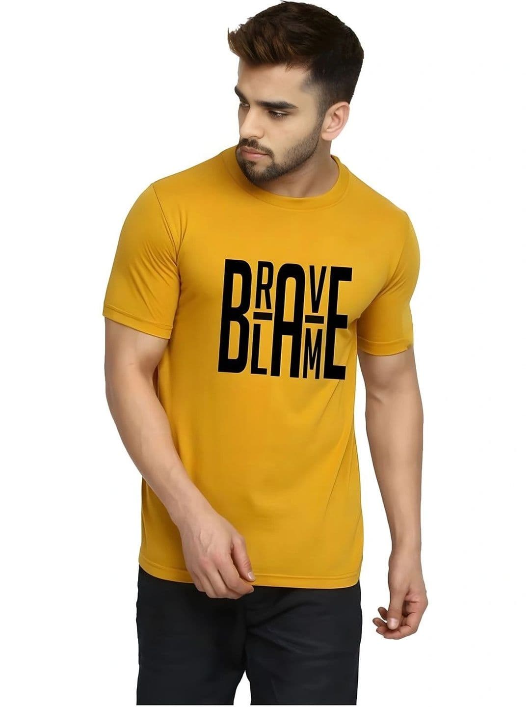 FLORA SHINE Men Typography Printed Bio Finish T-shirt - view 1