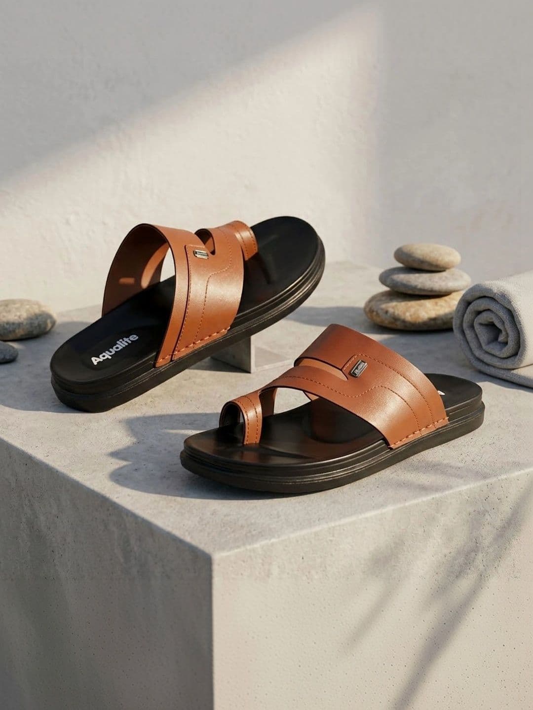 Aqualite Men PU Shoe-Style Sandals - view 1