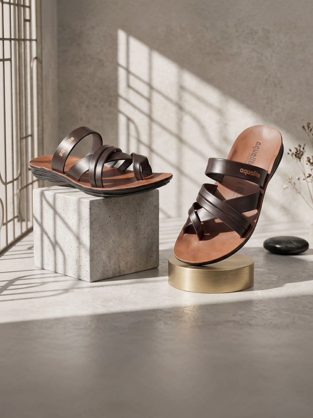 Aqualite Men PU Shoe-Style Sandals - view 1