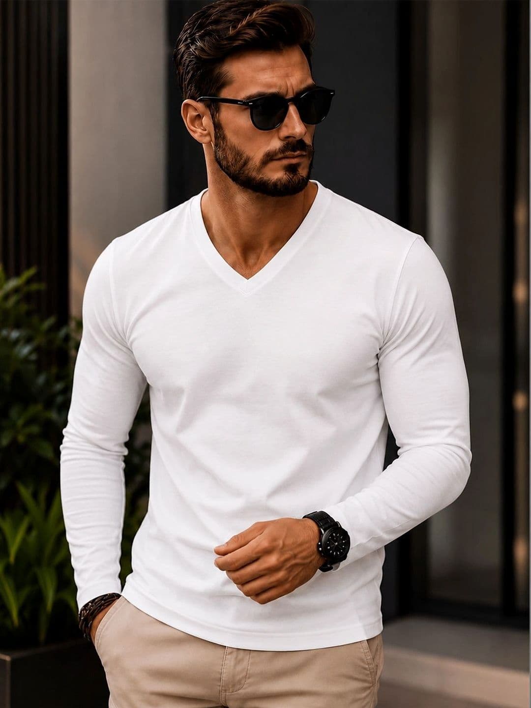 FBAR Men V-Neck T-shirt - view 1