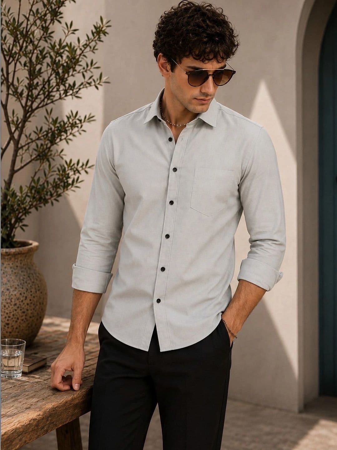 AGNIVAR COLLECTION Men Comfort Casual Shirt - view 1
