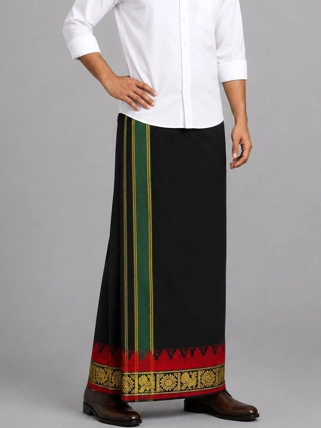 Sharan Elegance Men Cotton Dhoti Dhotis - view 1