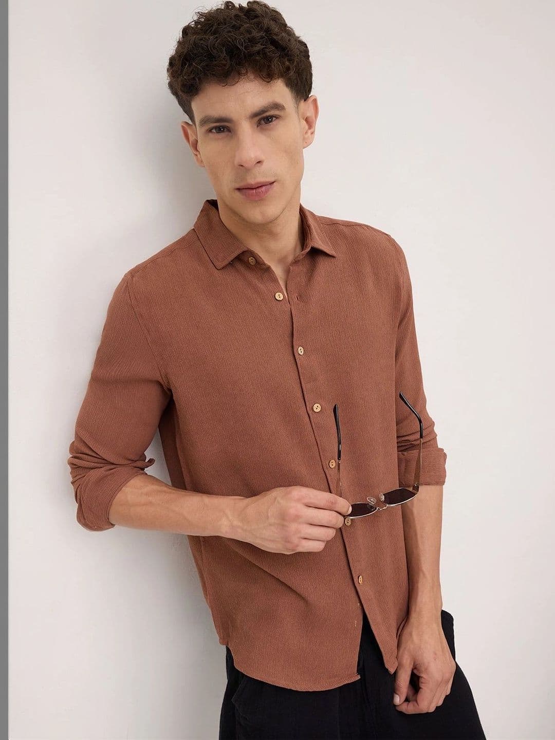 VASTRADO Men Classic Slim Fit Casual Shirt - view 1