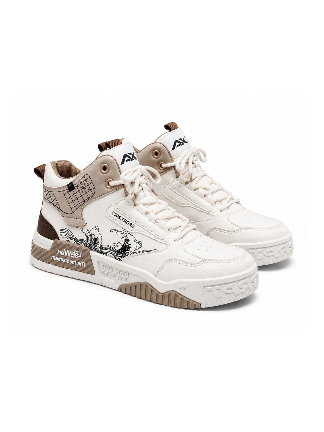 AIRBELL X AIRX Men Printed Sneakers - view 1