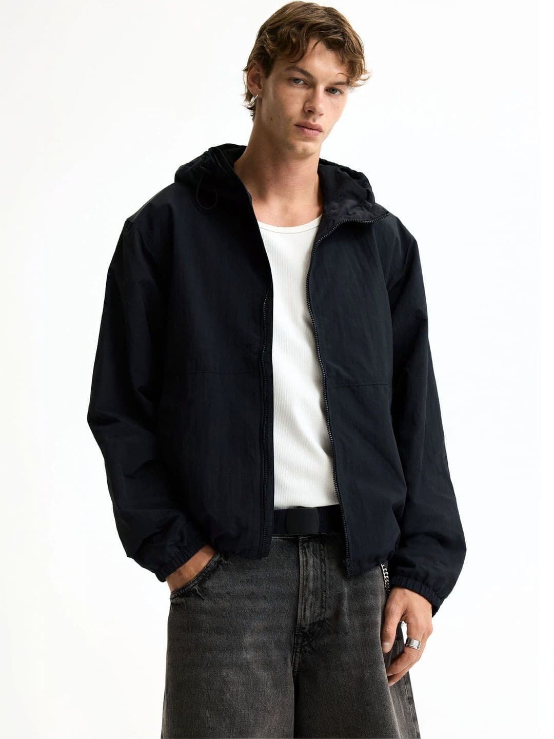H&M Water-Repellent Nylon Windbreaker - view 1