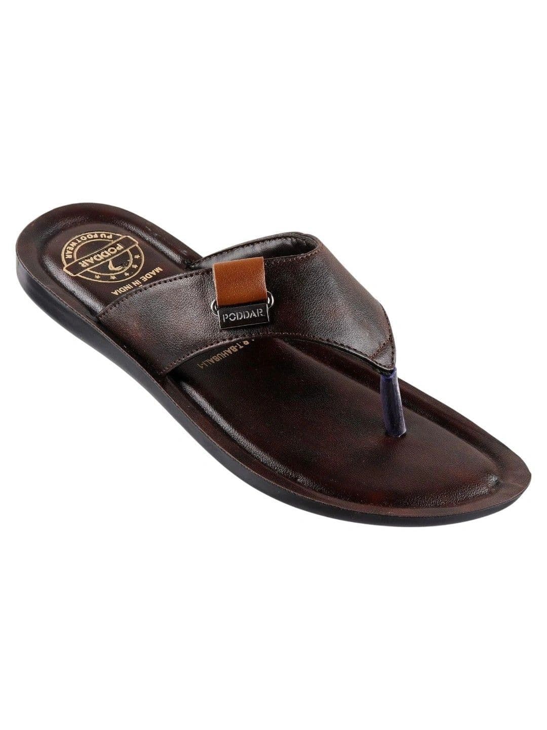 Poddar Men Open Toe Flats - view 1