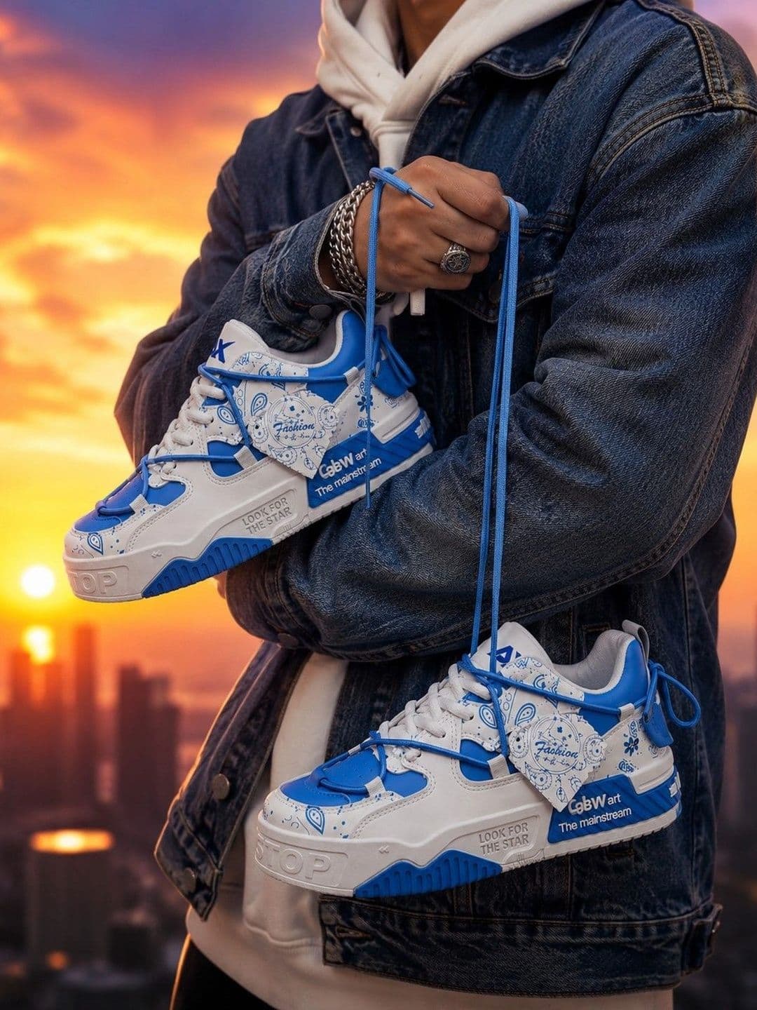 AIRBELL X AIRX Men Printed Sneakers - view 1