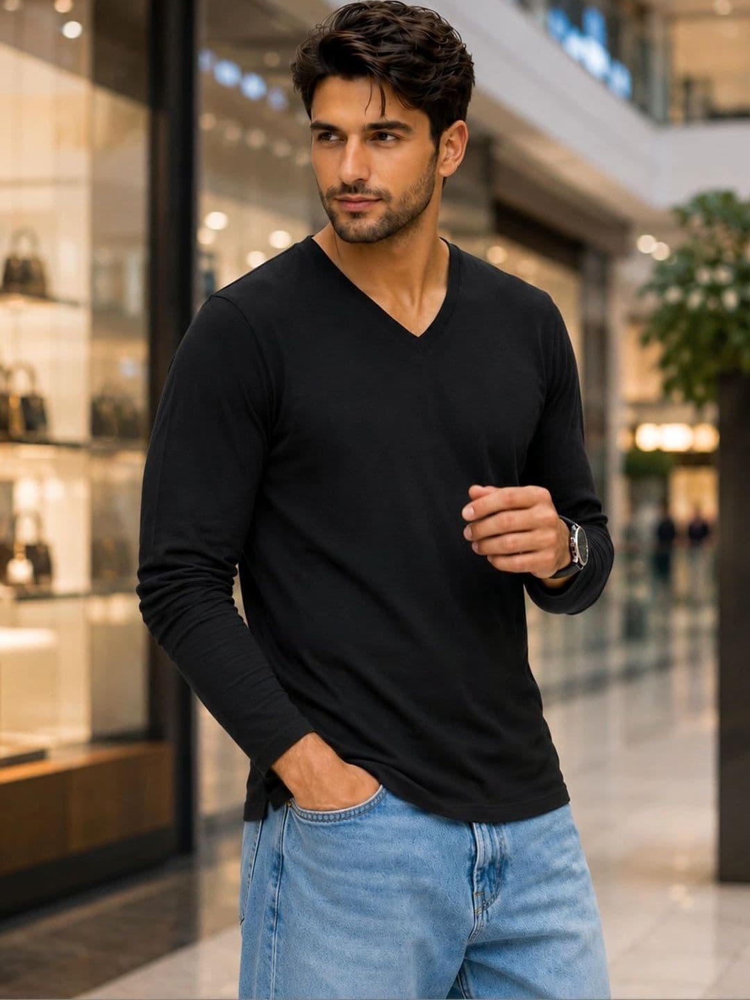 FBAR Men V-Neck T-shirt - view 1